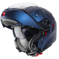 Casco Caberg Levo-X apribile doppia visiera blu metal opaco Casco Caberg Levo-X apribile doppia visiera blu metal opaco
