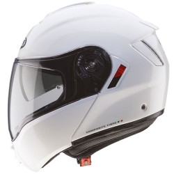 Casco Caberg Levo-X apribile doppia visiera bianco metal Casco Caberg Levo-X apribile doppia visiera bianco metal