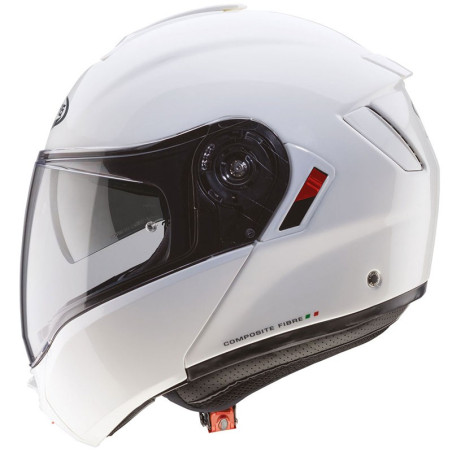 Casco Caberg Levo-X apribile doppia visiera bianco metal Casco Caberg Levo-X apribile doppia visiera bianco metal