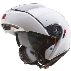 Casco Caberg Levo-X apribile doppia visiera bianco metal Casco Caberg Levo-X apribile doppia visiera bianco metal