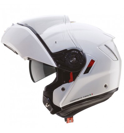 Casco Caberg Levo-X apribile doppia visiera bianco metal Casco Caberg Levo-X apribile doppia visiera bianco metal