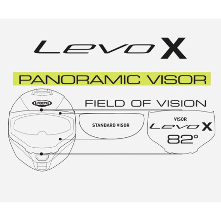 Casco Caberg Levo-X apribile doppia visiera antracite metal Casco Caberg Levo-X apribile doppia visiera antracite metal