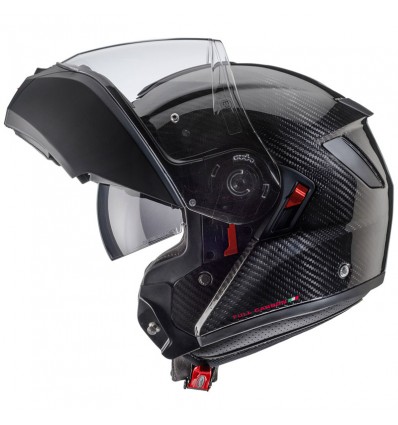 Casco Caberg Levo-X Carbon apribile doppia visiera lucido Casco Caberg Levo-X Carbon apribile doppia visiera lucido