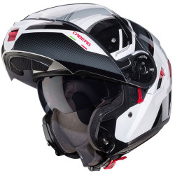 Casco Caberg Levo-X Manta apribile doppia visiera bianco e nero Casco Caberg Levo-X Manta apribile doppia visiera bianco e nero