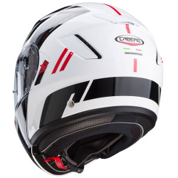 Casco Caberg Levo-X Manta apribile doppia visiera bianco e nero Casco Caberg Levo-X Manta apribile doppia visiera bianco e nero