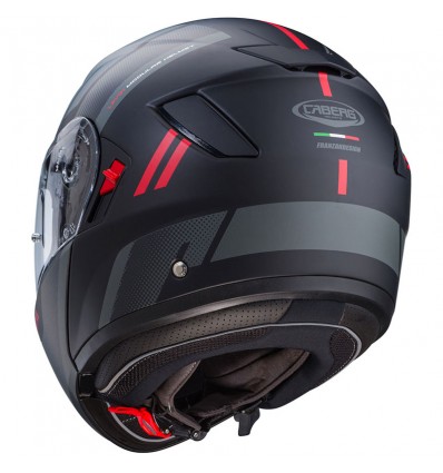 Casco Caberg Levo-X Manta apribile doppia visiera nero, grigio e rosso opaco Casco Caberg Levo-X Manta apribile doppia visiera nero, grigio e rosso opaco