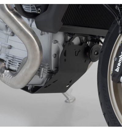 Paracoppa in alluminio nero SW-Motech per Moto Guzzi V100 Mandello Paracoppa in alluminio nero SW-Motech per Moto Guzzi V100 Mandello