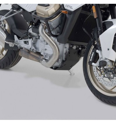 Paracoppa in alluminio nero SW-Motech per Moto Guzzi V100 Mandello Paracoppa in alluminio nero SW-Motech per Moto Guzzi V100 Mandello