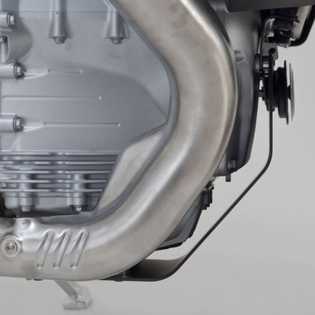 Paracoppa in alluminio nero SW-Motech per Moto Guzzi V100 Mandello Paracoppa in alluminio nero SW-Motech per Moto Guzzi V100 Mandello