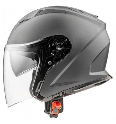 Casco Jet Premier Dokker monocolore titanio opaco Casco Jet Premier Dokker monocolore titanio opaco