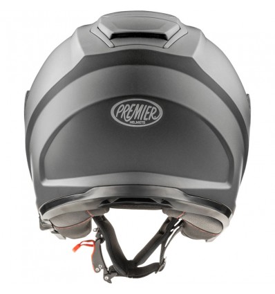 Casco Jet Premier Dokker monocolore titanio opaco Casco Jet Premier Dokker monocolore titanio opaco