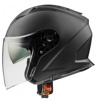 Casco Jet Premier Dokker monocolore nero opaco Casco Jet Premier Dokker monocolore nero opaco