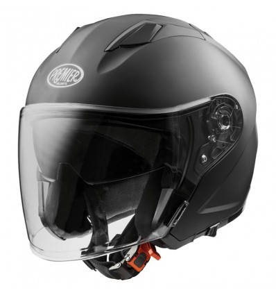 Casco Jet Premier Dokker monocolore nero opaco Casco Jet Premier Dokker monocolore nero opaco