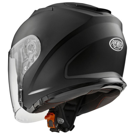Casco Jet Premier Dokker monocolore nero opaco Casco Jet Premier Dokker monocolore nero opaco