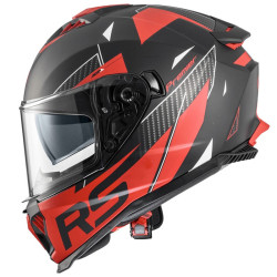 Casco integrale Premier Typhoon RS 92BM nero e rosso opaco Casco integrale Premier Typhoon RS 92BM nero e rosso opaco