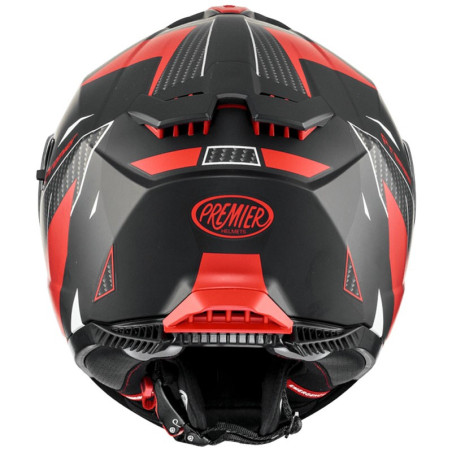 Casco integrale Premier Typhoon RS 92BM nero e rosso opaco Casco integrale Premier Typhoon RS 92BM nero e rosso opaco