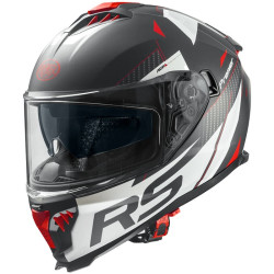 Casco integrale Premier Typhoon RS 2BM nero, bianco e rosso opaco Casco integrale Premier Typhoon RS 2BM nero, bianco e rosso opaco
