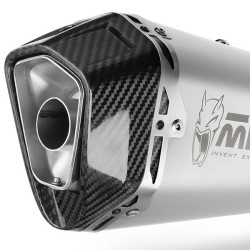 Terminale Mivv Delta Race Inox per Moto Guzzi V100 Mandello