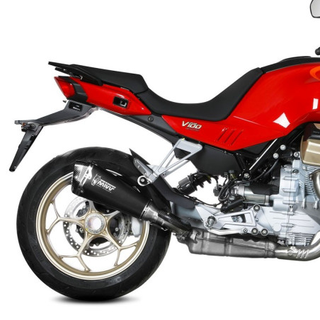 Terminale Mivv Delta Race Inox Black per Moto Guzzi V100 Mandello Terminale Mivv Delta Race Inox Black per Moto Guzzi V100 Mandello