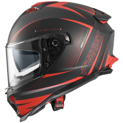 Casco integrale Premier Typhoon FR 92BM nero e rosso opaco Casco integrale Premier Typhoon FR 92BM nero e rosso opaco