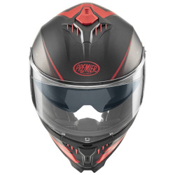 Casco integrale Premier Typhoon FR 92BM nero e rosso opaco Casco integrale Premier Typhoon FR 92BM nero e rosso opaco