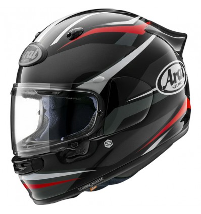 Casco Arai Quantic Ray nero, rosso e bianco