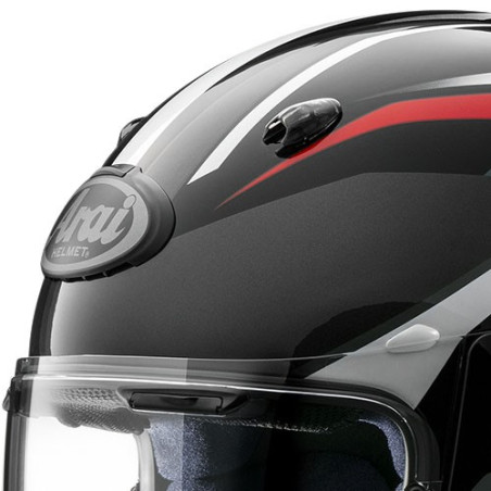 Casco Arai Quantic Ray nero, rosso e bianco Casco Arai Quantic Ray nero, rosso e bianco