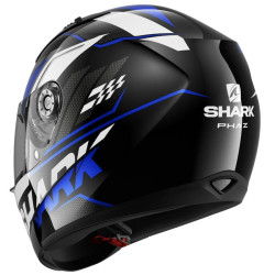 Casco Shark Helmets Ridill grafica Phaz nero, blu e bianco Casco Shark Helmets Ridill grafica Phaz nero, blu e bianco