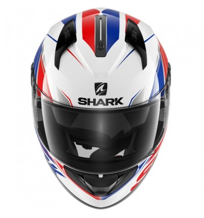 Casco Shark Helmets Ridill grafica Phaz bianco, blu e rosso Casco Shark Helmets Ridill grafica Phaz bianco, blu e rosso