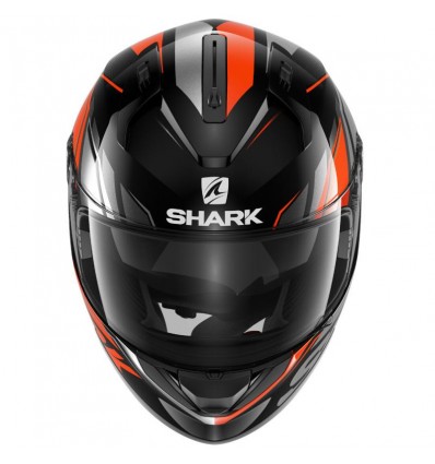 Casco Shark Helmets Ridill grafica Phaz nero, arancio e bianco Casco Shark Helmets Ridill grafica Phaz nero, arancio e bianco