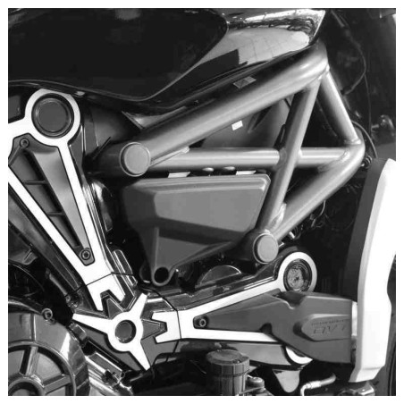 Tappi telaio Puig per Ducati Diavel e XDiavel Tappi telaio Puig per Ducati Diavel e XDiavel
