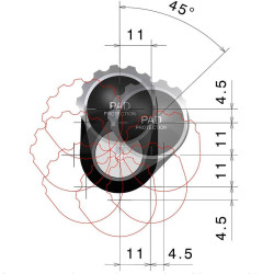 Adattatori Rizoma PE721B regolabili per pedivelle pilota su Ducati Diavel 1260 Adattatori Rizoma PE721B regolabili per pedivelle pilota su Ducati Diavel 1260