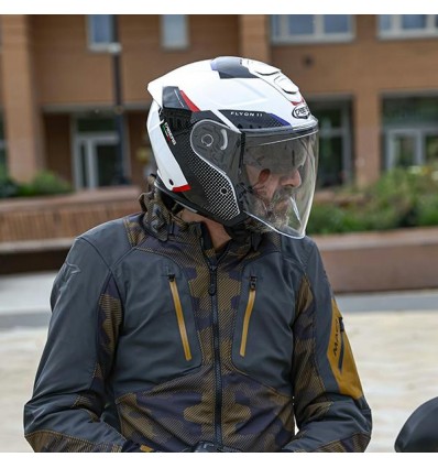 Casco Jet Caberg Flyon II nero opaco Casco Jet Caberg Flyon II nero opaco