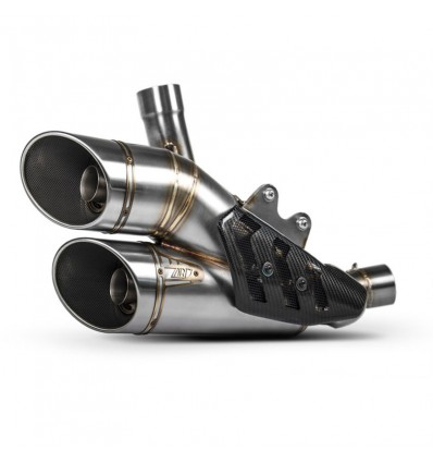 Terminale doppio Slip On Zard per Ducati Diavel 1260 dal 2021