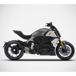 Terminale doppio Slip On Zard per Ducati Diavel 1260 dal 2021 Terminale doppio Slip On Zard per Ducati Diavel 1260 dal 2021