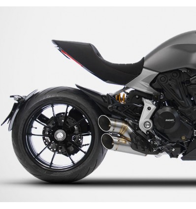 Terminale doppio Slip On Zard per Ducati Diavel 1260 dal 2021 Terminale doppio Slip On Zard per Ducati Diavel 1260 dal 2021