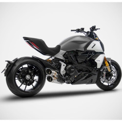 Terminale doppio Slip On Zard per Ducati Diavel 1260 dal 2021 Terminale doppio Slip On Zard per Ducati Diavel 1260 dal 2021
