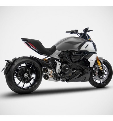 Terminale doppio Slip On Zard per Ducati Diavel 1260 dal 2021 Terminale doppio Slip On Zard per Ducati Diavel 1260 dal 2021