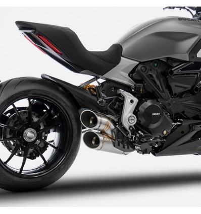 Terminale doppio Slip On Zard per Ducati Diavel 1260 dal 2021 Terminale doppio Slip On Zard per Ducati Diavel 1260 dal 2021