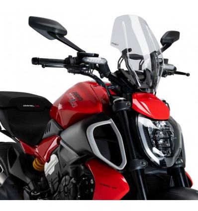 Cupolino Puig Naked per Ducati Diavel V4 trasparente Cupolino Puig Naked per Ducati Diavel V4 trasparente