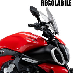 Cupolino Puig Naked per Ducati Diavel V4 fume chiaro Cupolino Puig Naked per Ducati Diavel V4 fume chiaro