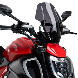 Cupolino Puig Naked per Ducati Diavel V4 fume scuro Cupolino Puig Naked per Ducati Diavel V4 fume scuro