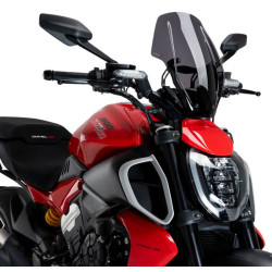 Cupolino Puig Naked per Ducati Diavel V4 fume scuro Cupolino Puig Naked per Ducati Diavel V4 fume scuro
