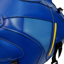 Copriserbatoio Bagster per Yamaha XSR 900 dal 2022 in similpelle blu e azzurro Copriserbatoio Bagster per Yamaha XSR 900 dal 2022 in similpelle blu e azzurro
