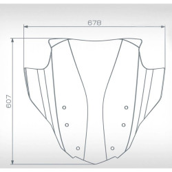 Cupolino Wunderlich Marathon per BMW K1600 GT, GTL, B e Grand America Cupolino Wunderlich Marathon per BMW K1600 GT, GTL, B e Grand America