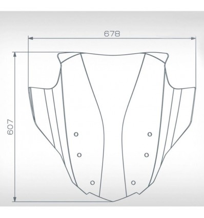Cupolino Wunderlich Marathon per BMW K1600 GT, GTL, B e Grand America Cupolino Wunderlich Marathon per BMW K1600 GT, GTL, B e Grand America