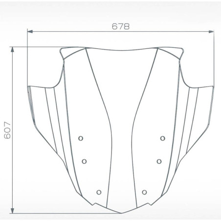 Cupolino Wunderlich Marathon Airvented per BMW K1600 GT, GTL, B e Grand America Cupolino Wunderlich Marathon Airvented per BMW K1600 GT, GTL, B e Grand America