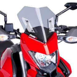 Cupolino Puig Naked per Ducati Hypermotard 821 fume chiaro Cupolino Puig Naked per Ducati Hypermotard 821 fume chiaro