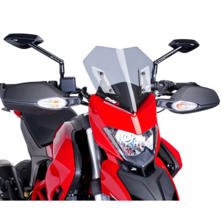 Cupolino Puig Naked per Ducati Hypermotard 821 fume chiaro Cupolino Puig Naked per Ducati Hypermotard 821 fume chiaro