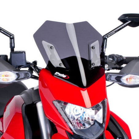 Cupolino Puig Naked per Ducati Hypermotard 821 fume scuro Cupolino Puig Naked per Ducati Hypermotard 821 fume scuro